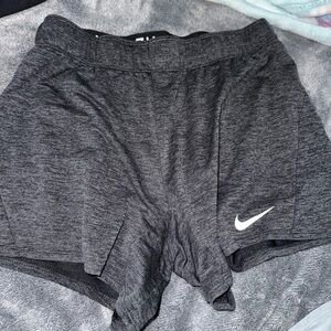 Nike Women's Charcoal Athletic Shorts